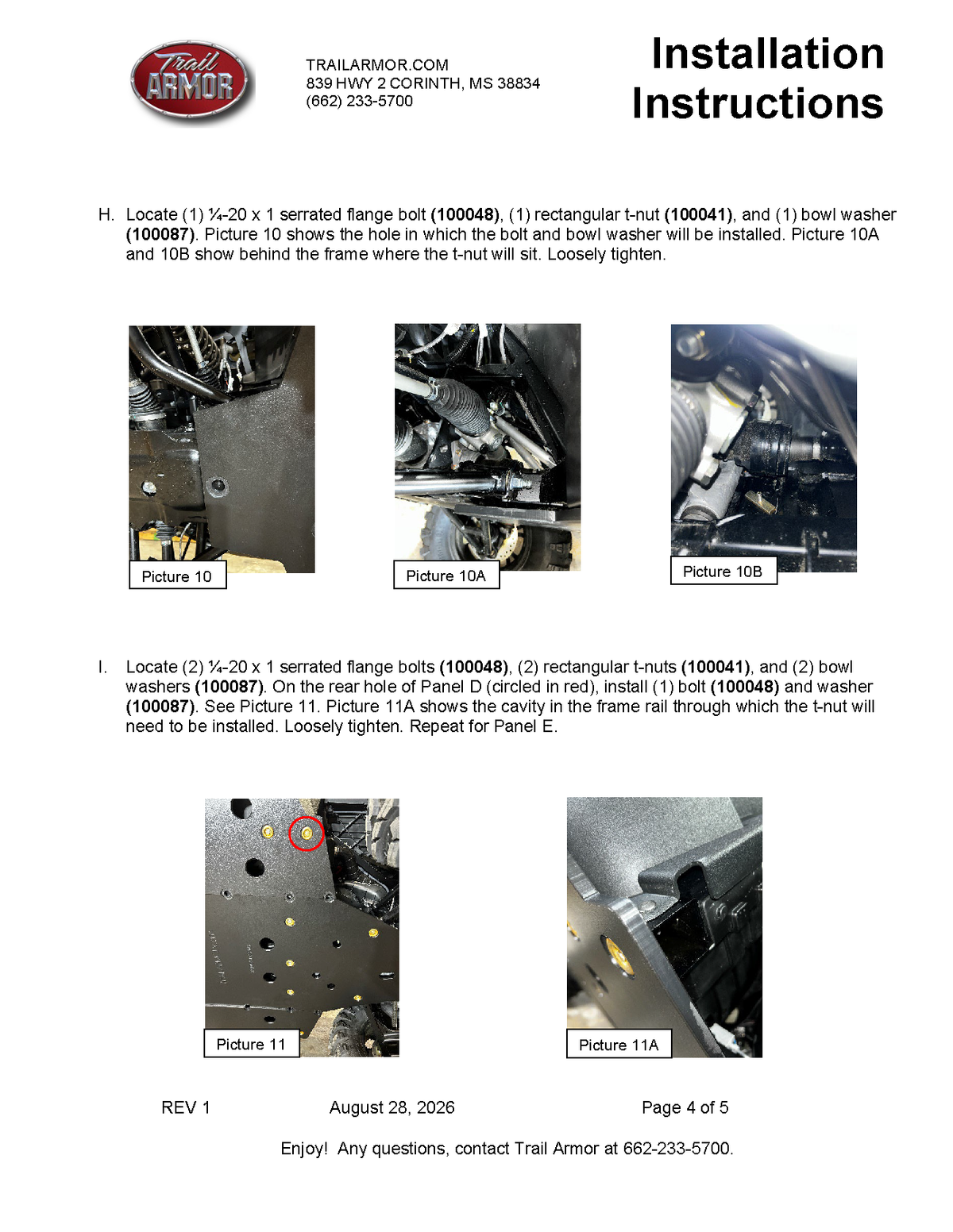 Trail Armor '21-'25 Polaris Ranger XP 1000 Crew Full Skid Plate