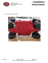 Trail Armor '21-'25 Polaris RZR Trail Full Skids w/ Slider Nerfs or Trimmed Kick Out Steel Rock Sliders