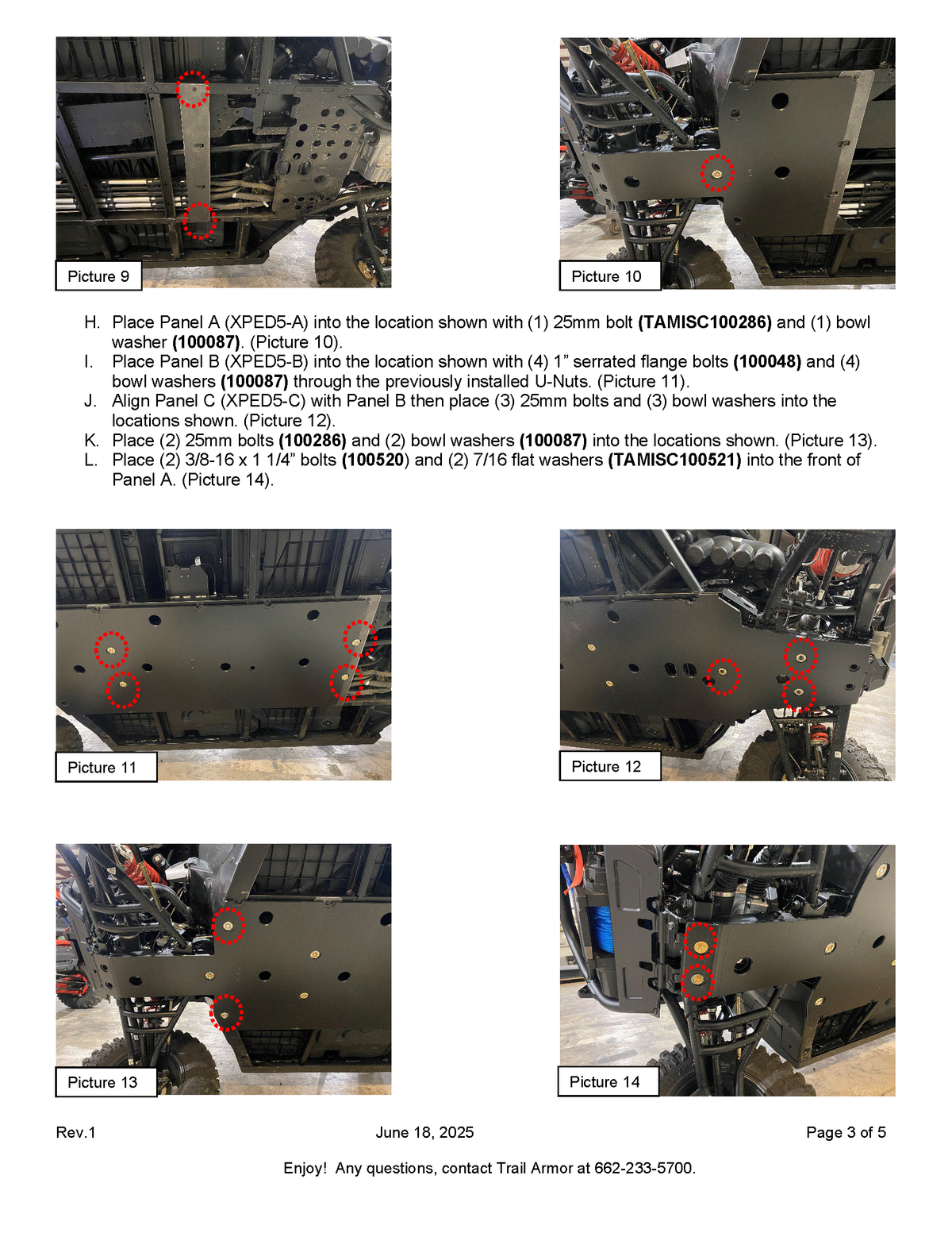 Trail Armor '24-'25 Polaris Xpedition XP 5/ADV 5 Full Skids