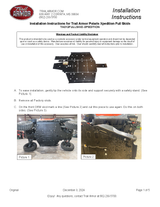 Trail Armor '24-'25 Polaris Xpedition XP/ADV Full Skids