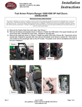 Trail Armor '20-'25 Polaris Ranger XP 1000/Kinetic Half Doors