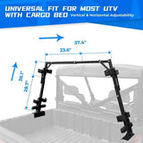 Kemimoto Universal UTV Sporting Clays 4 Gun Bed Rack