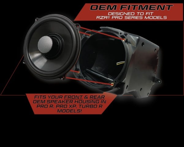 UTV Stereo PRO SERIES 6.5" Speakers (PAIR)