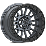 Valor Offroad V16 Beadlock UTV Wheel - Satin Gunmetal
