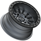 Valor Offroad V16 Beadlock UTV Wheel - Satin Gunmetal