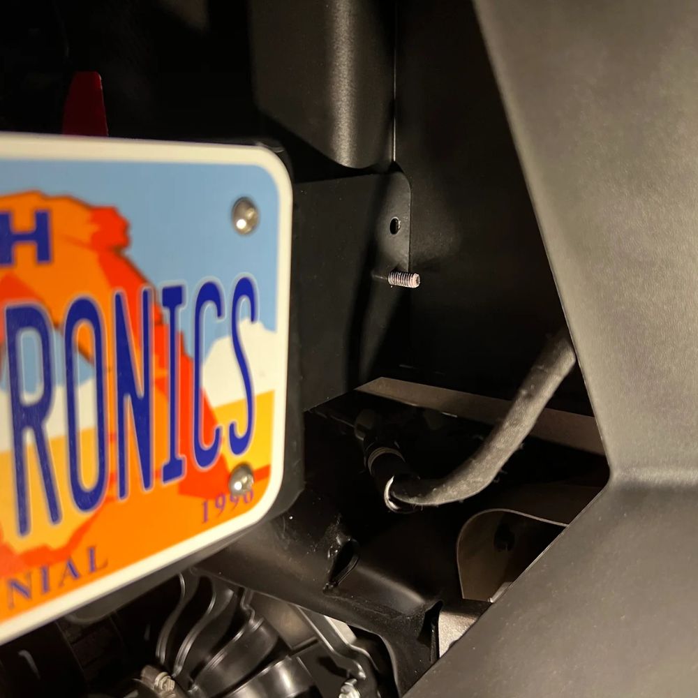 WD Electronics Polaris RZR Pro XP Side Mount License Plate Bracket