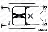 CageWRX Standard Spare Tire Carrier - RZR XP 1000/Turbo/Turbo S