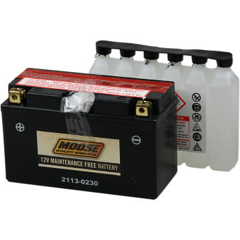 Moose Utility AGM Maintenance Free Battery -  YT7B-BS