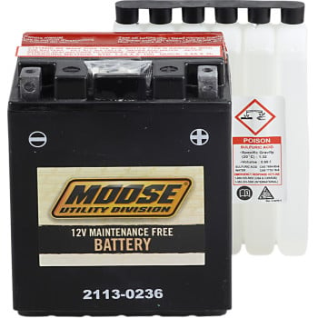 Moose Utility AGM Maintenance Free Battery -  YTX14AHL-BS