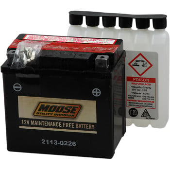 Moose Utility AGM Maintenance Free Battery - YTX5L-BS