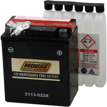 Moose Utility AGM Maintenance Free Battery -  YTX7L-BS