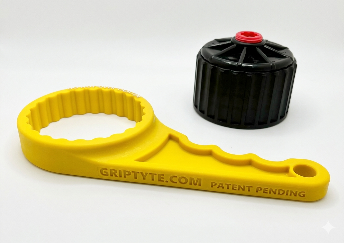 Grip Tyte Wrench for 24 Divot Caps (Sunoco, Bucees, RJ Utility Jug Caps)