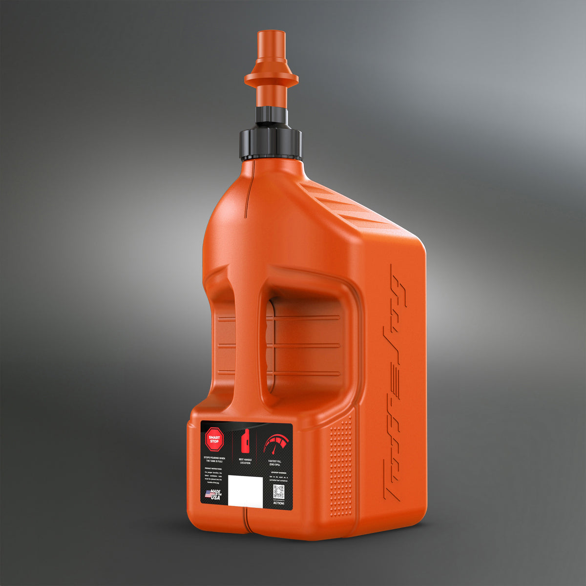 Tuff Jug Utility Container Orange w/ Orange Cap 5 Gal