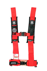 PRO ARMOR 4 POINT 3" HARNESS WITH SEWN IN PADS BLACK
