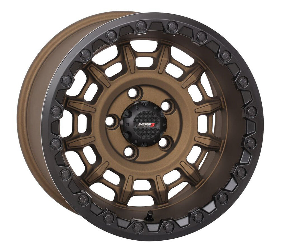 System 3 SB-10 Beadlock Wheel - Matte Bronze