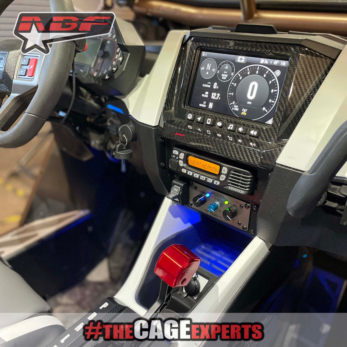 ABF Polaris RZR Pro R/Turbo R/Pro XP Radio and Intercom Mount