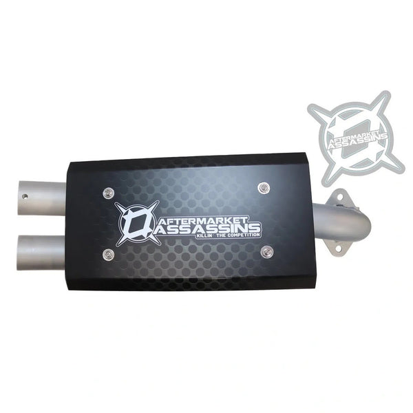 Aftermarket Assassins '15-'23 Polaris RZR XP 1000 Stainless Slip-On Ex