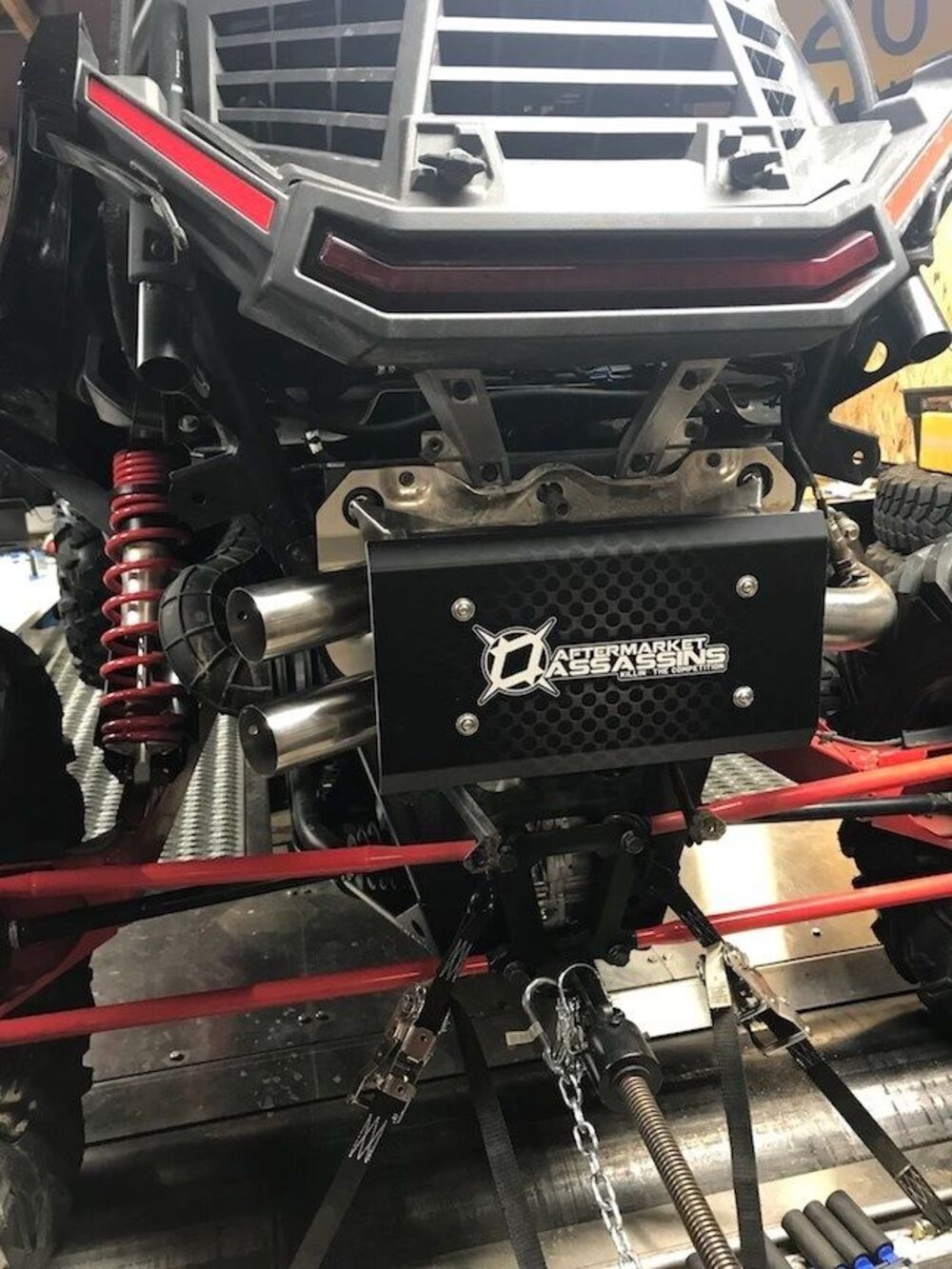 Aftermarket Assassins '15-'23 Polaris RZR XP 1000 Stainless Slip-On Ex