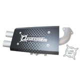 Aftermarket Assassins '16+ Polaris RZR S 1000 Stainless Slip-On Exhaust