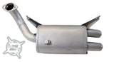 Aftermarket Assassins '18+ Polaris Ranger XP 1000 Rear Mount Stainless Slip-On Exhaust