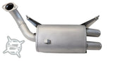 Aftermarket Assassins '18+ Polaris Ranger XP 1000 Stainless Slip-On Exhaust Rear Mount Only