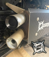Aftermarket Assassins '18+ Polaris Ranger XP 1000 Stainless Slip-On Exhaust Rear Mount Only