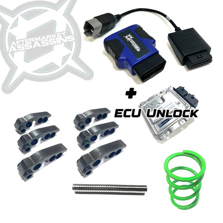 Aftermarket Assassins '21 Can-Am Maverick X3 RR 195 HP Stage 1 Lock & Load Kit w/ RTD4 & ECU Unlock