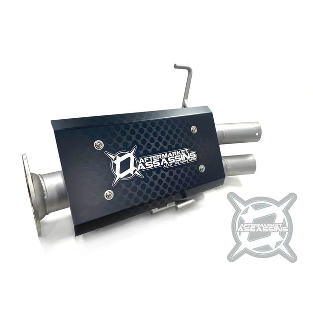 Aftermarket Assassins '22-'25 Polaris RZR Pro R Stainless Slip-On Side Exit Exhaust