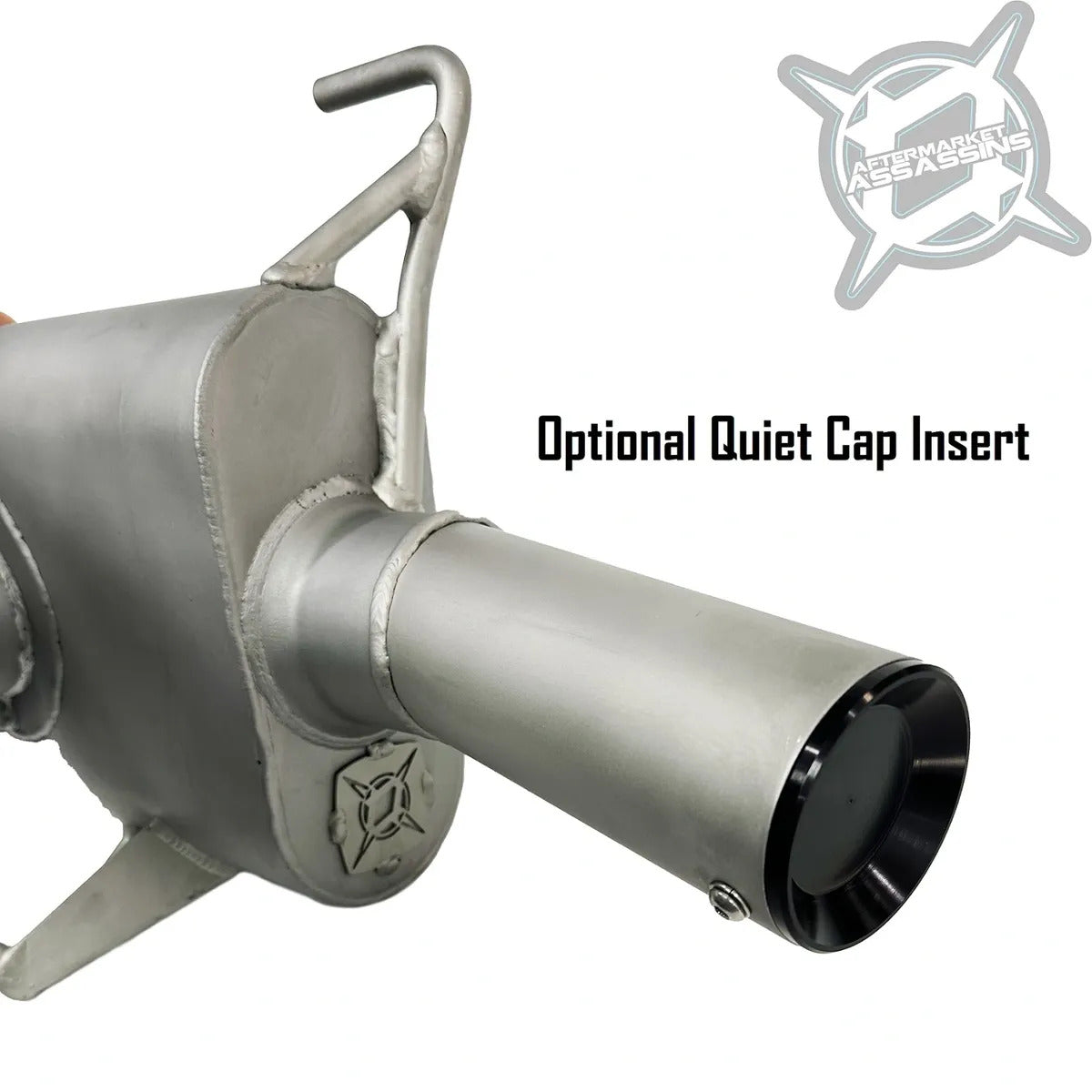 Aftermarket Assassins '22+ Polaris RZR Pro R 4 Cylinder Slip-On Exhaust W/ Center Exit & 3" Side Dump