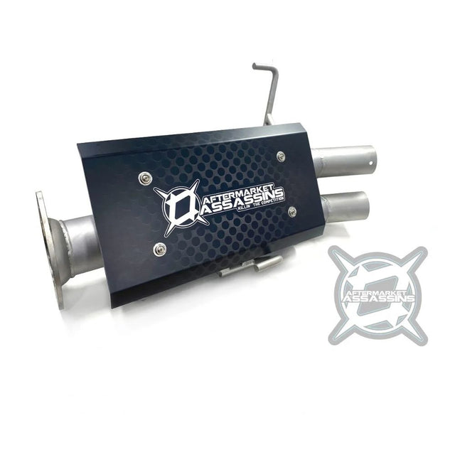 Aftermarket Assassins '22+ Polaris RZR Pro R Stainless Slip-On Side Exit Exhaust