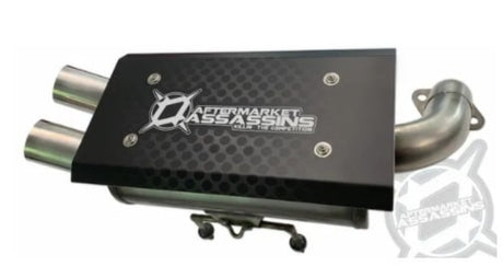 Aftermarket Assassins Polaris General & RZR S 1000 Stainless Slip-On Exhaust