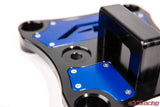 Agency Power '17-'25 Can-Am Maverick X3 Blue Billet Radius Rod Plate w/ D-Ring