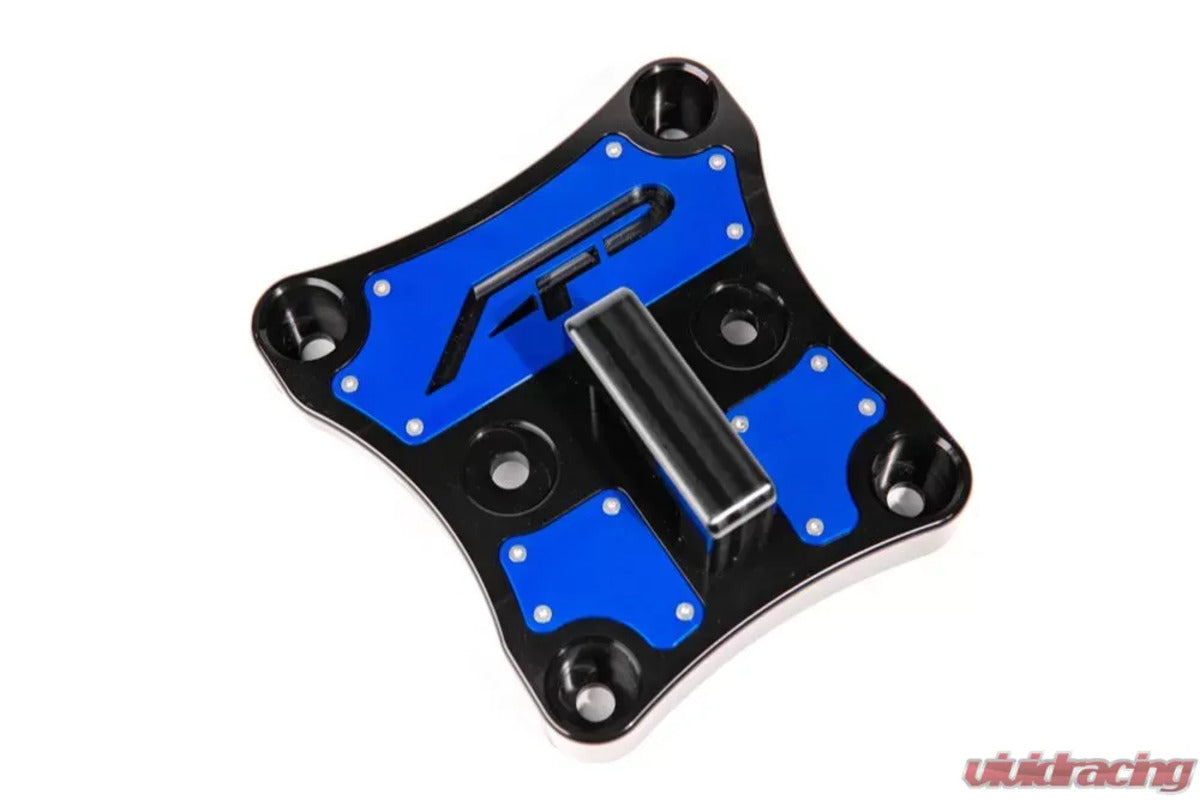 Agency Power '17-'25 Can-Am Maverick X3 Blue Billet Radius Rod Plate w/ D-Ring