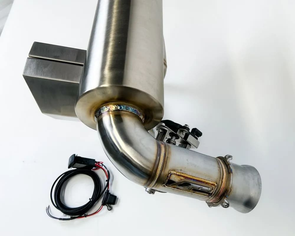 Agency Power '17-'25 Can-Am Maverick X3 Turbo 3 inch Turboback Valvetronic Exhaust System Black Tips