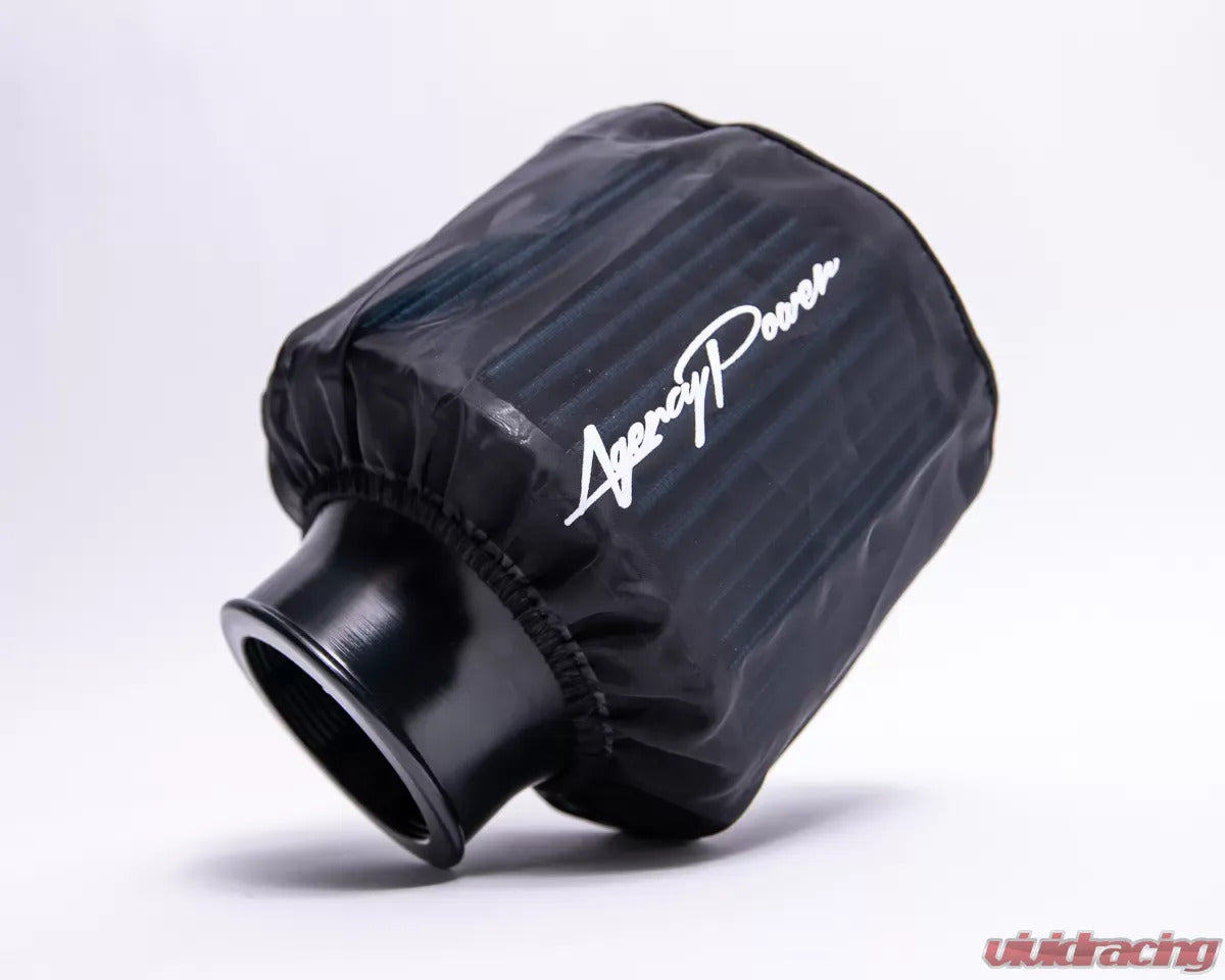 Agency Power Oval Taper Air Filter Wrap 5 1/2" Enclosed Top Tapers 6" Bottom x 5" Tall