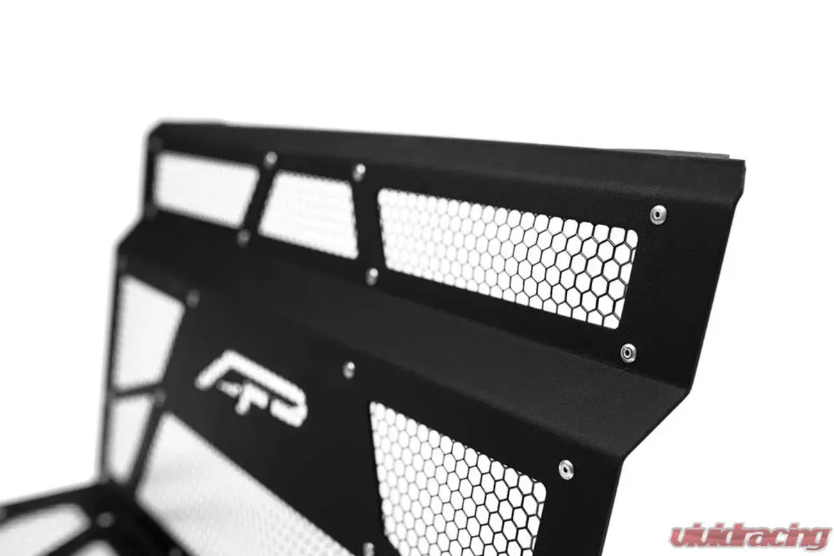 Agency Power Polaris RZR XP 1000/XP Turbo Vented Engine Cover Matte - Black & Gloss Black