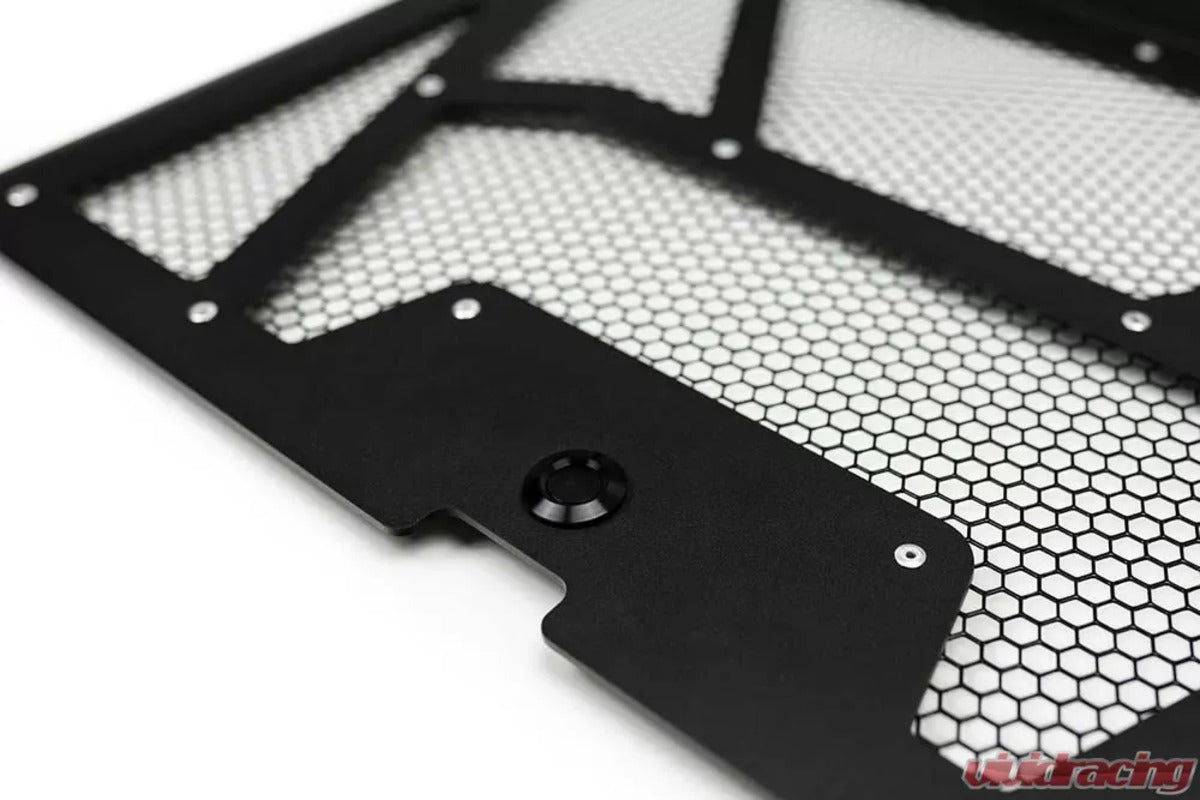 Agency Power Polaris RZR XP 1000/XP Turbo Vented Engine Cover Matte - Black & Gloss Black