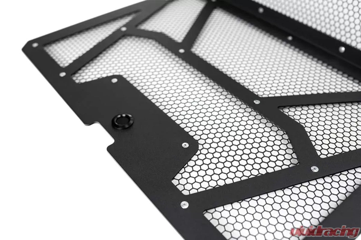 Agency Power Polaris RZR XP 1000/XP Turbo Vented Engine Cover Matte - Black & Matte Black