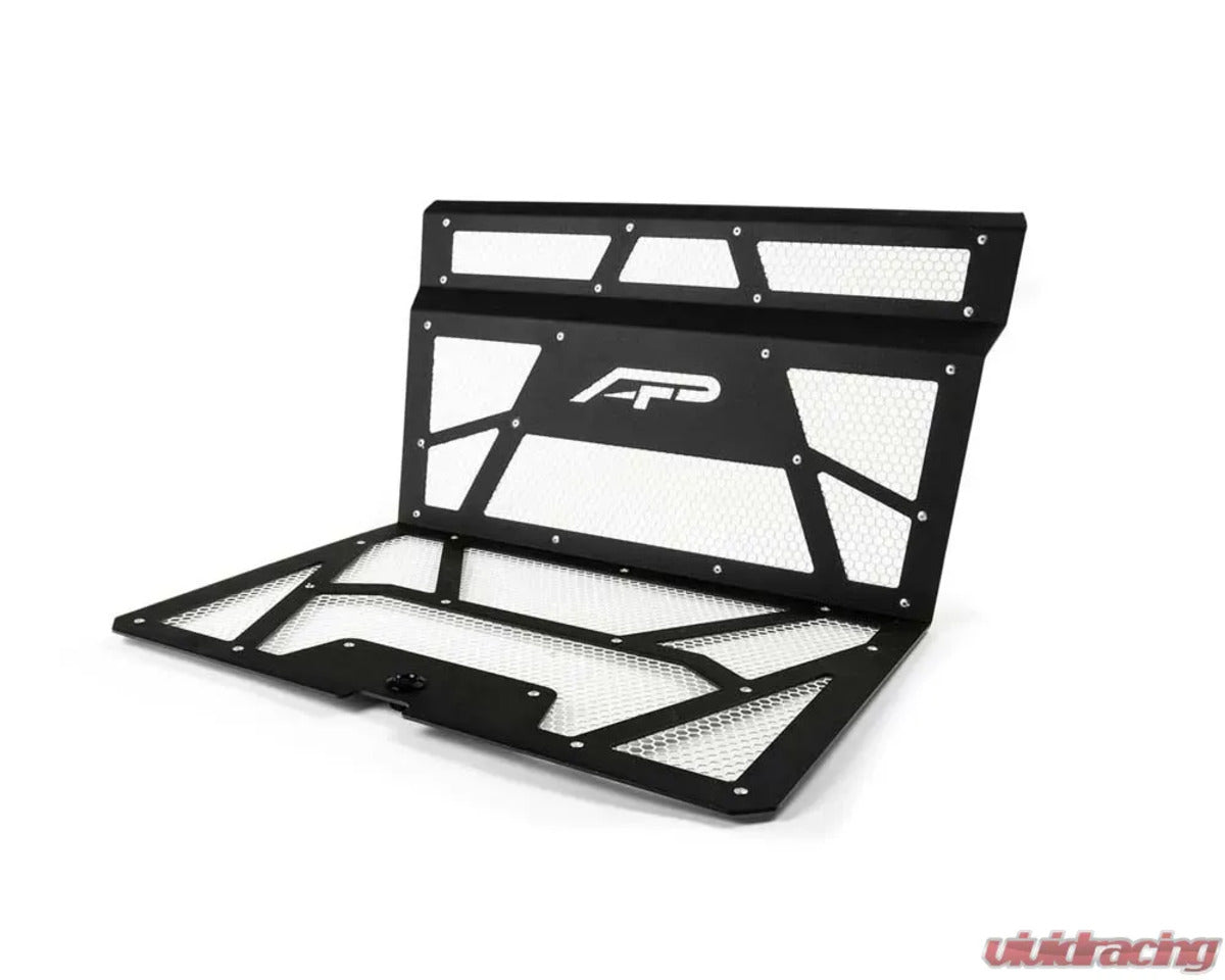 Agency Power Polaris RZR XP 1000/XP Turbo Vented Engine Cover Matte - Black & White