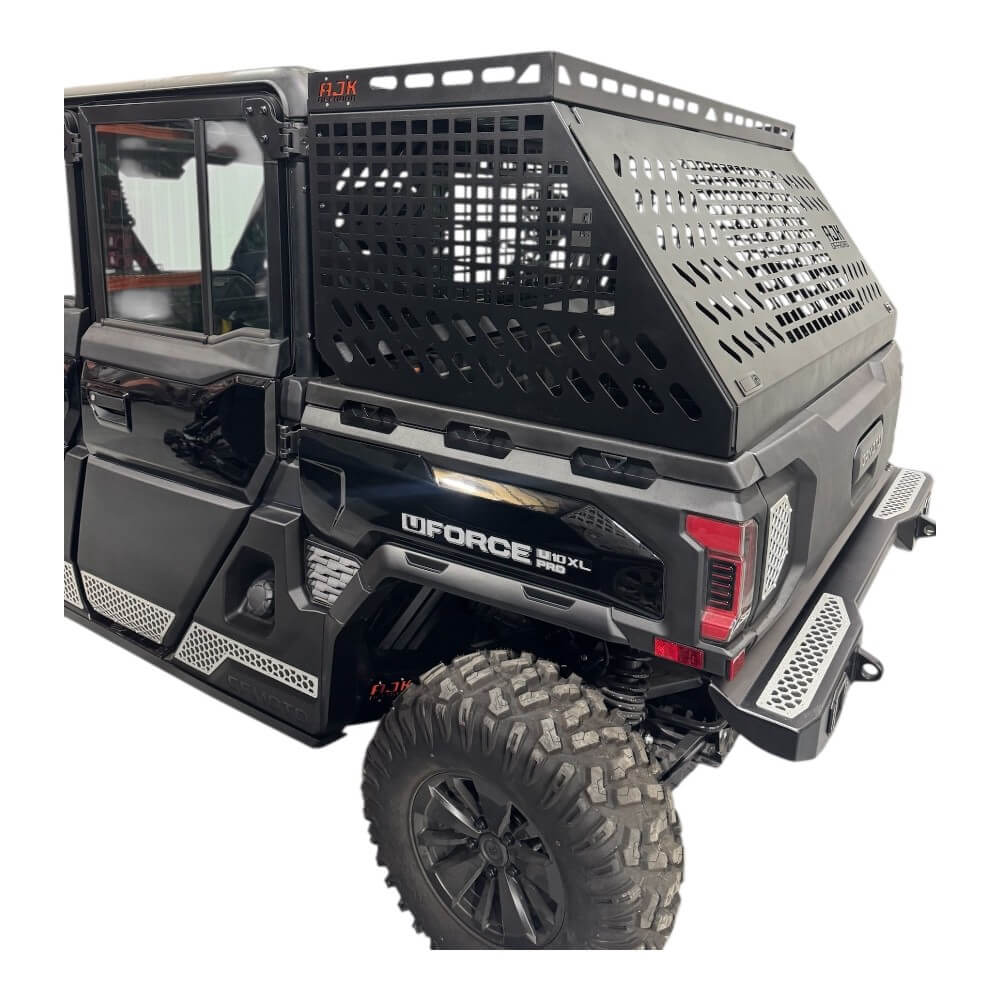 AJK Offroad CF Moto UForce U10 Tall Bed Rack w/ Enclosure