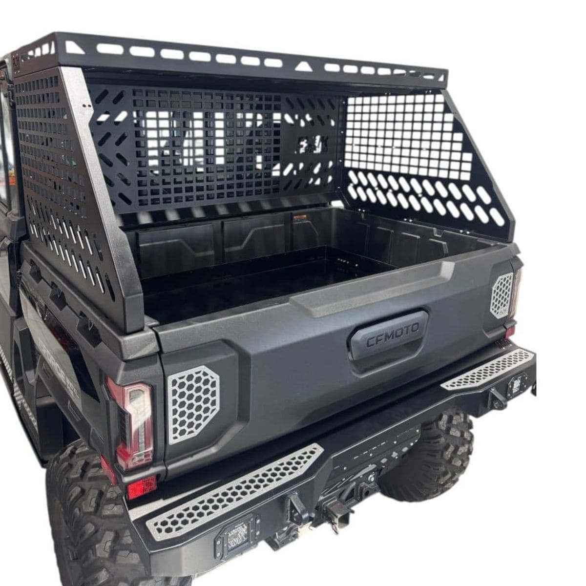AJK Offroad CF Moto UForce U10 Tall Bed Rack w/ Enclosure