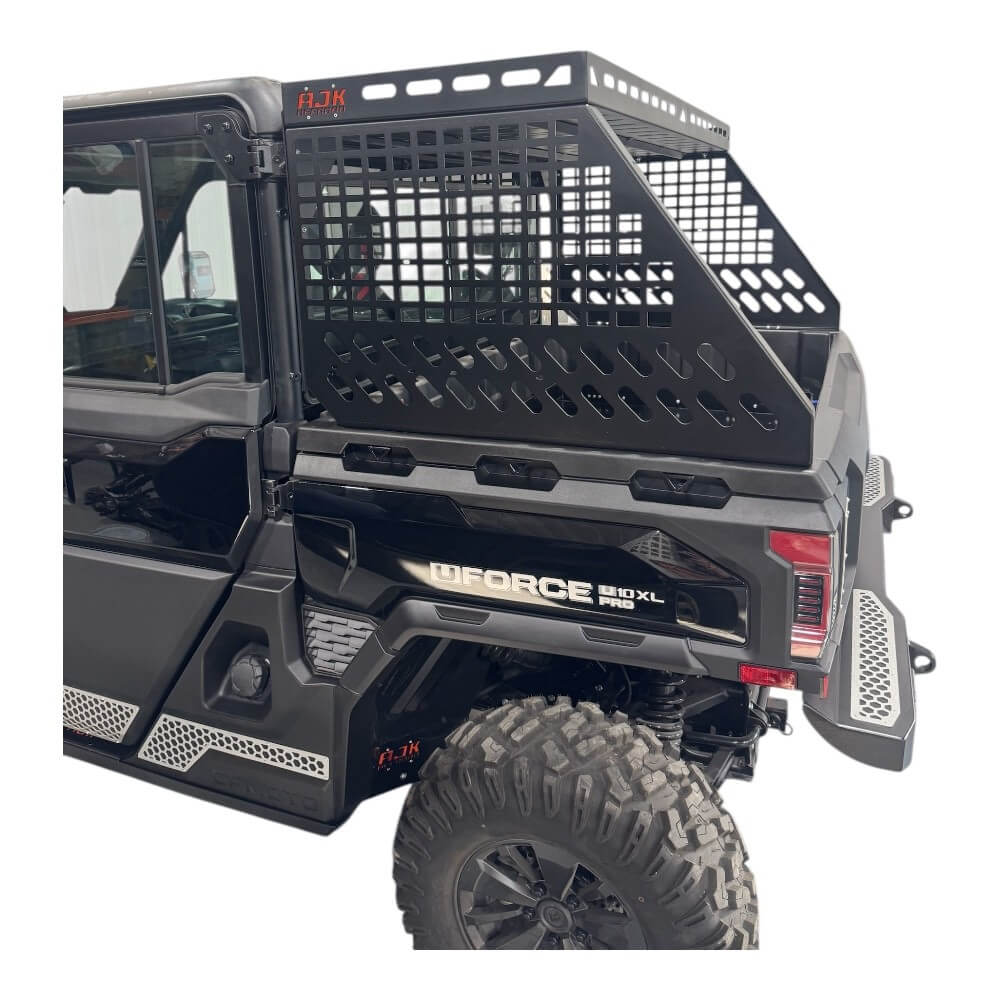 AJK Offroad CF Moto UForce U10 Tall Bed Rack w/ Enclosure