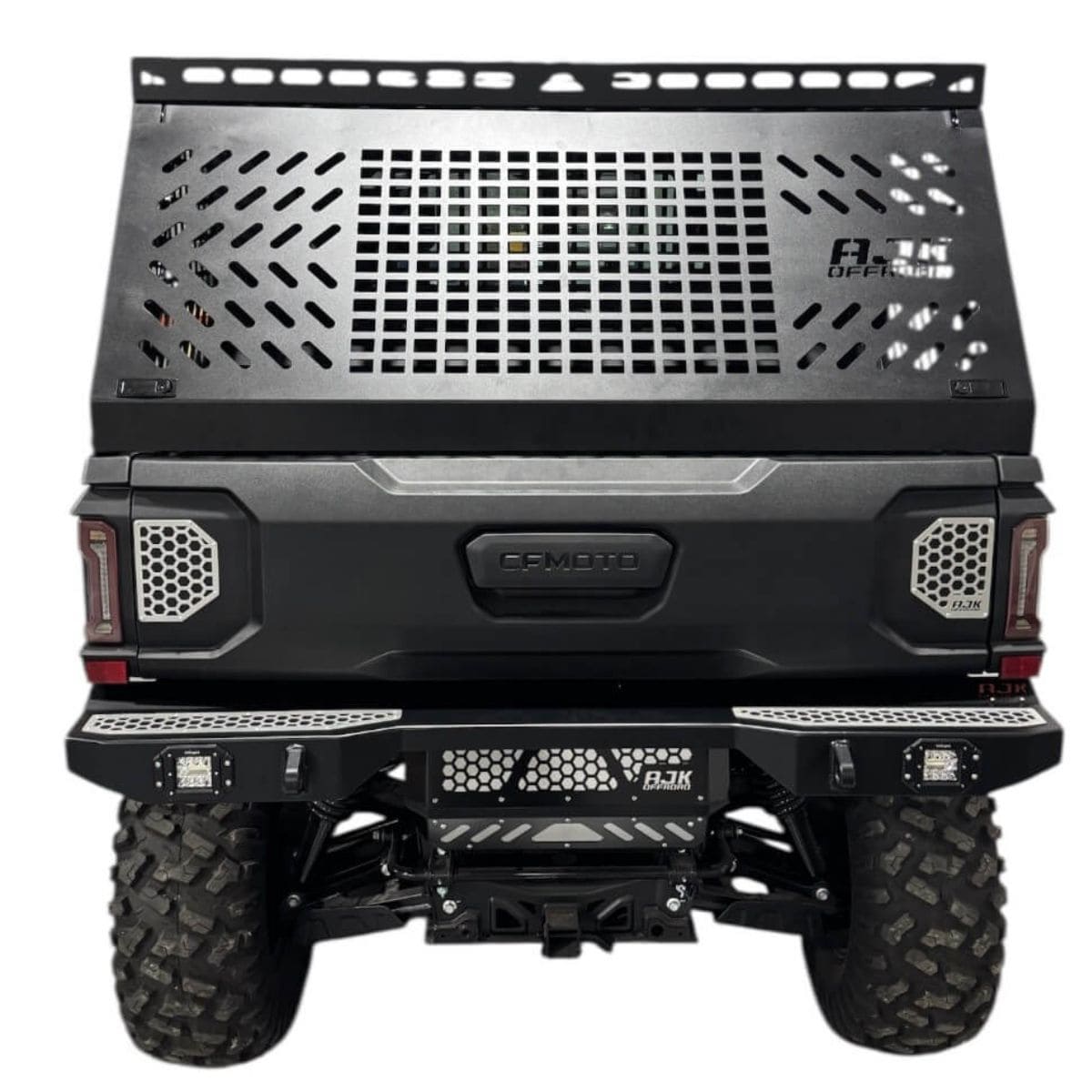 AJK Offroad CF Moto UForce U10 Tall Bed Rack w/ Enclosure