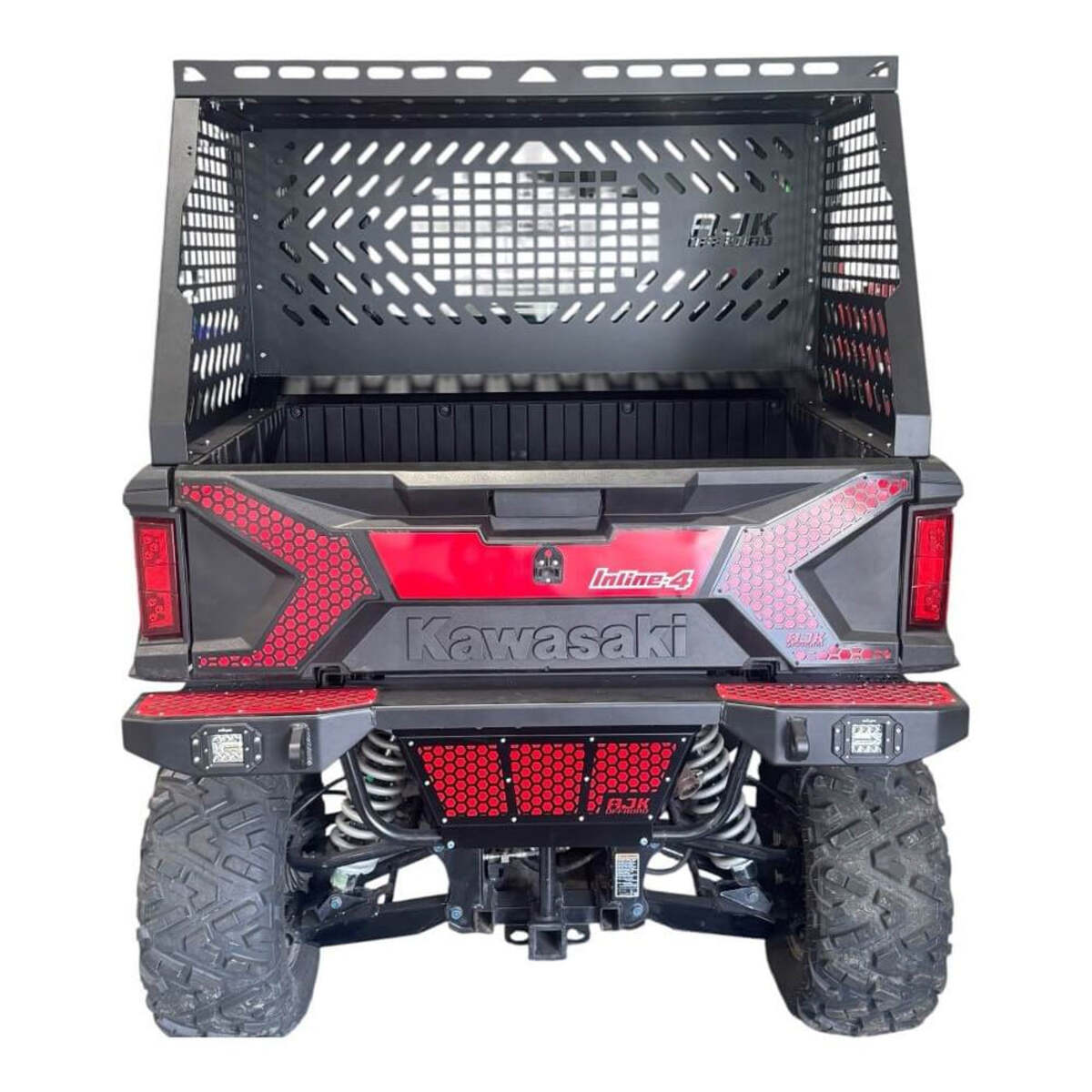 AJK Offroad Kawasaki Ridge Bed Rack W/ Enclosure