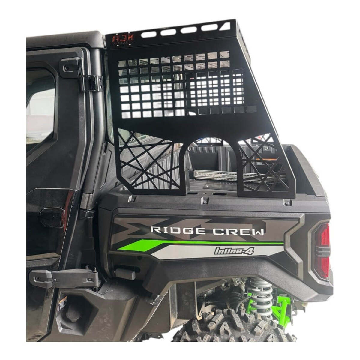 AJK Offroad Kawasaki Ridge Bed Rack W/ Enclosure