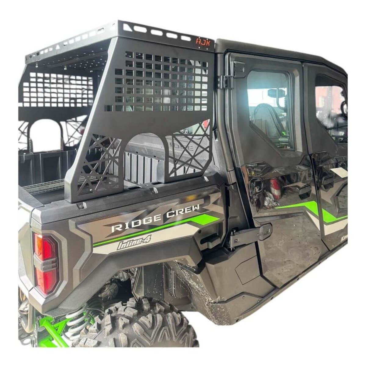AJK Offroad Kawasaki Ridge Bed Rack W/ Enclosure