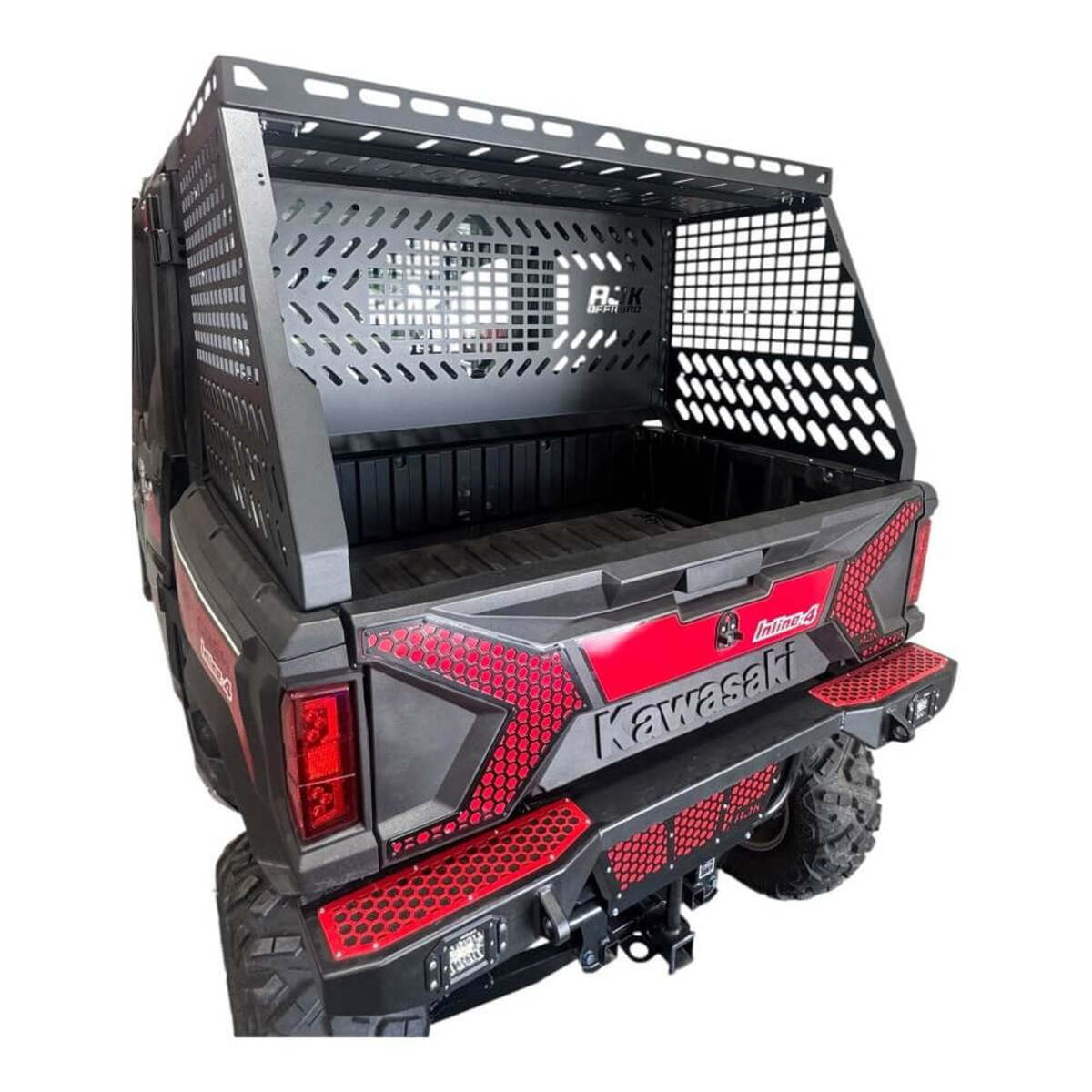 AJK Offroad Kawasaki Ridge Bed Rack W/ Enclosure