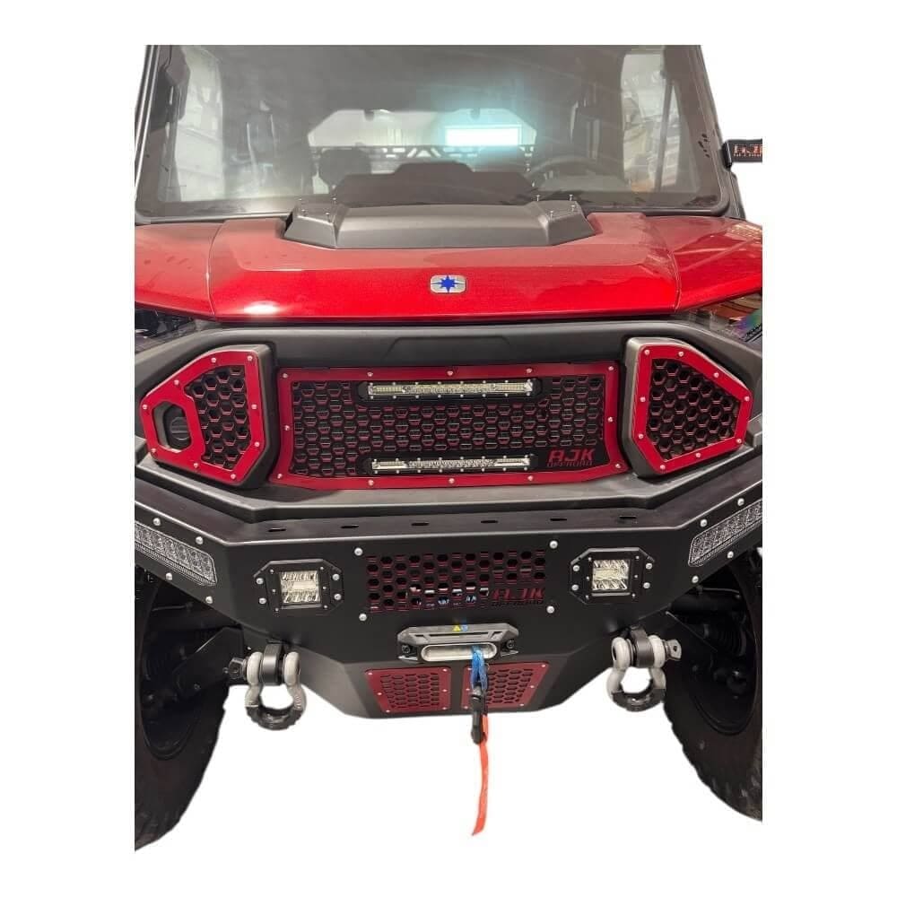 AJK Offroad Polaris Ranger XD 1500 Grill w/ Lights
