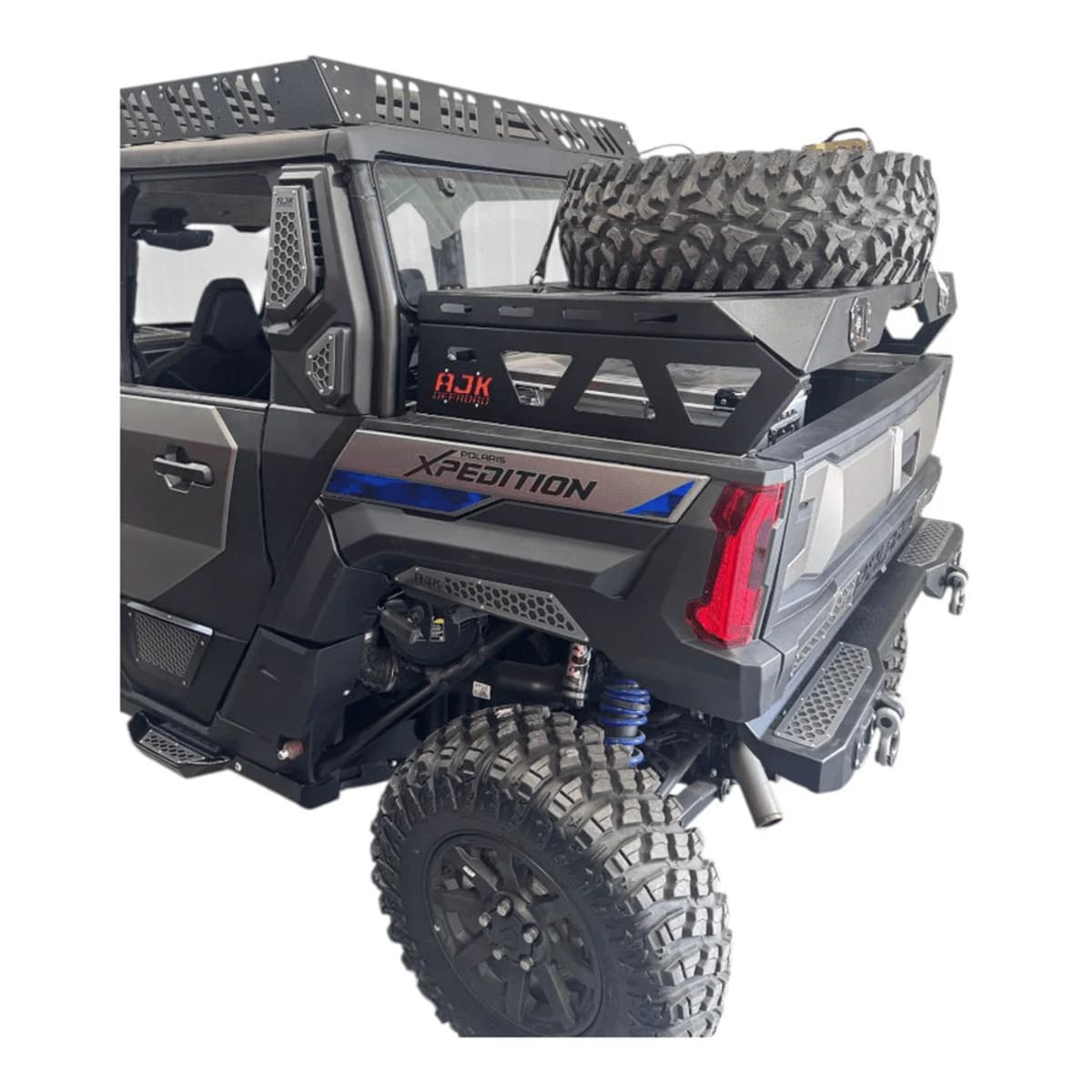 AJK Polaris Xpedition Spare Tire Carrier / Bed Rack