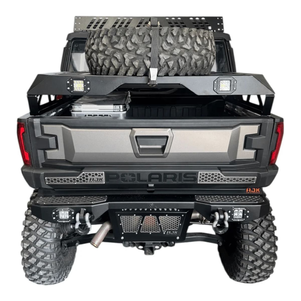 AJK Polaris Xpedition Spare Tire Carrier / Bed Rack